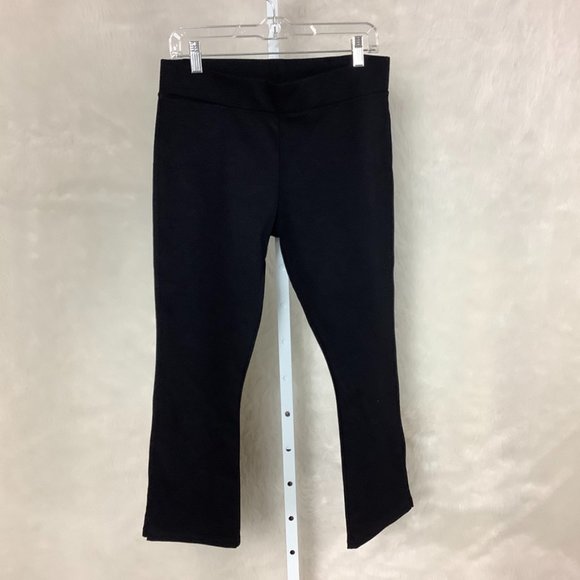 American Giant Pants - American Giant Black No-BS Kick Flare Cropped Pant